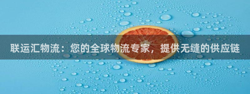 28圈官方网站是多少：联运汇物流：您
