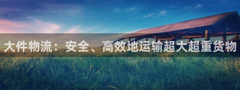 28圈正规吗：大件物流：安全、高效地